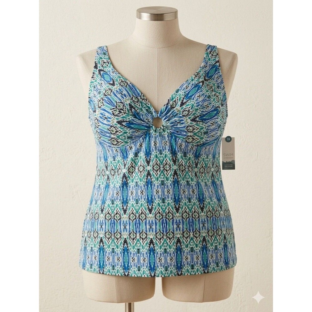 swim by cacique tankini top  44 DDD  in New Condition With Tags